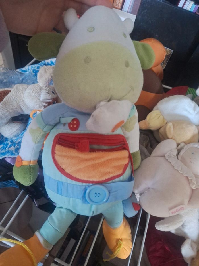 Doudou d'activité vache - photo numéro 2