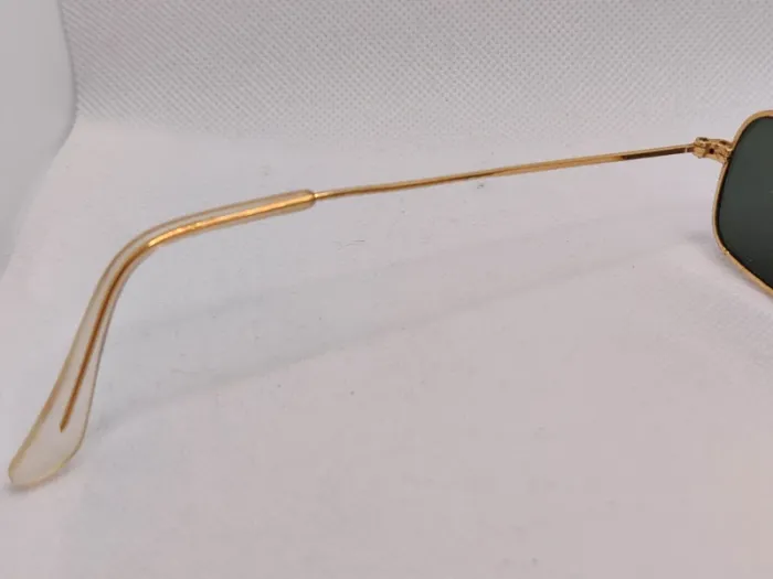 Lunettes de soleil Plaqué or Ray ban Julie fabriquées aux USA par bausch e lomb - photo numéro 3