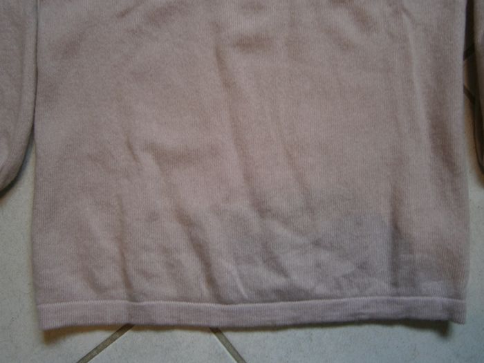Pull ML rose en cachemire Taille 36/S - photo numéro 5
