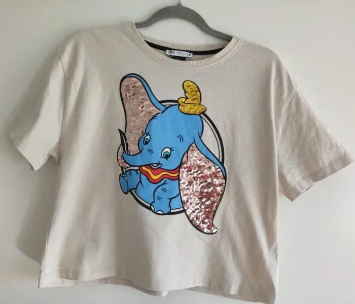 Tee-shirt crop top Disney Dumbo - Drop les indispensables de l'été - photo numéro 5