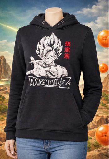 Sweat à capuche Dragon Ball Z noir 
