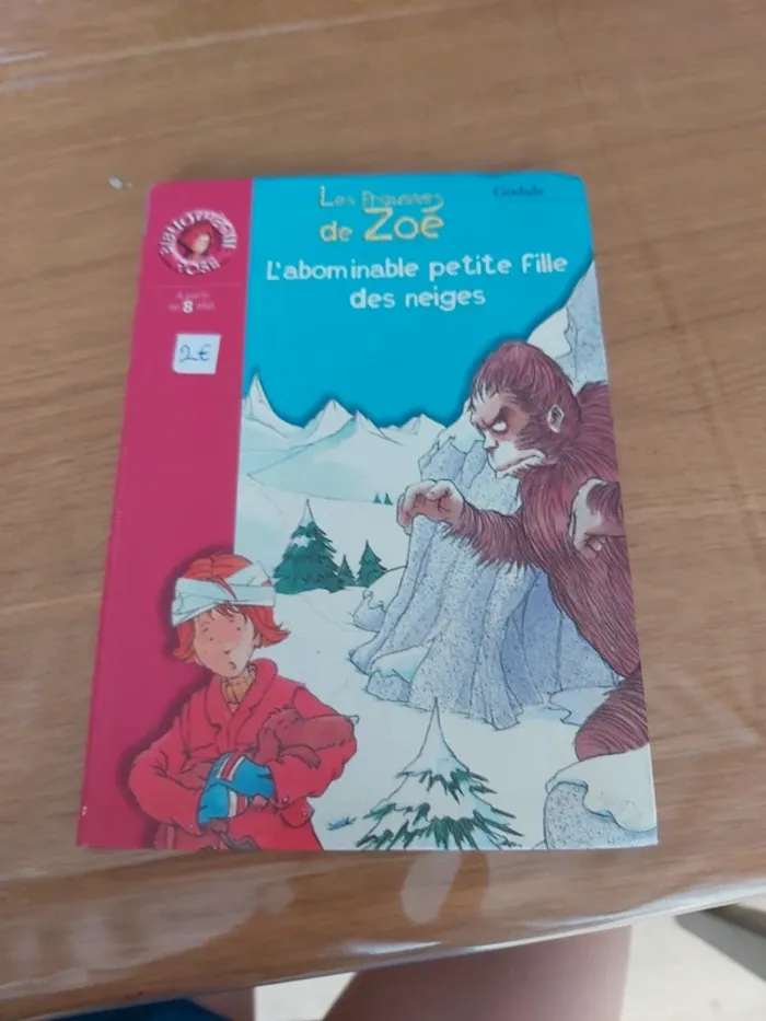 livre les frousses de Zoé