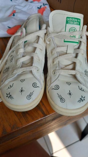 Baskets stan smith adidas mixte 30