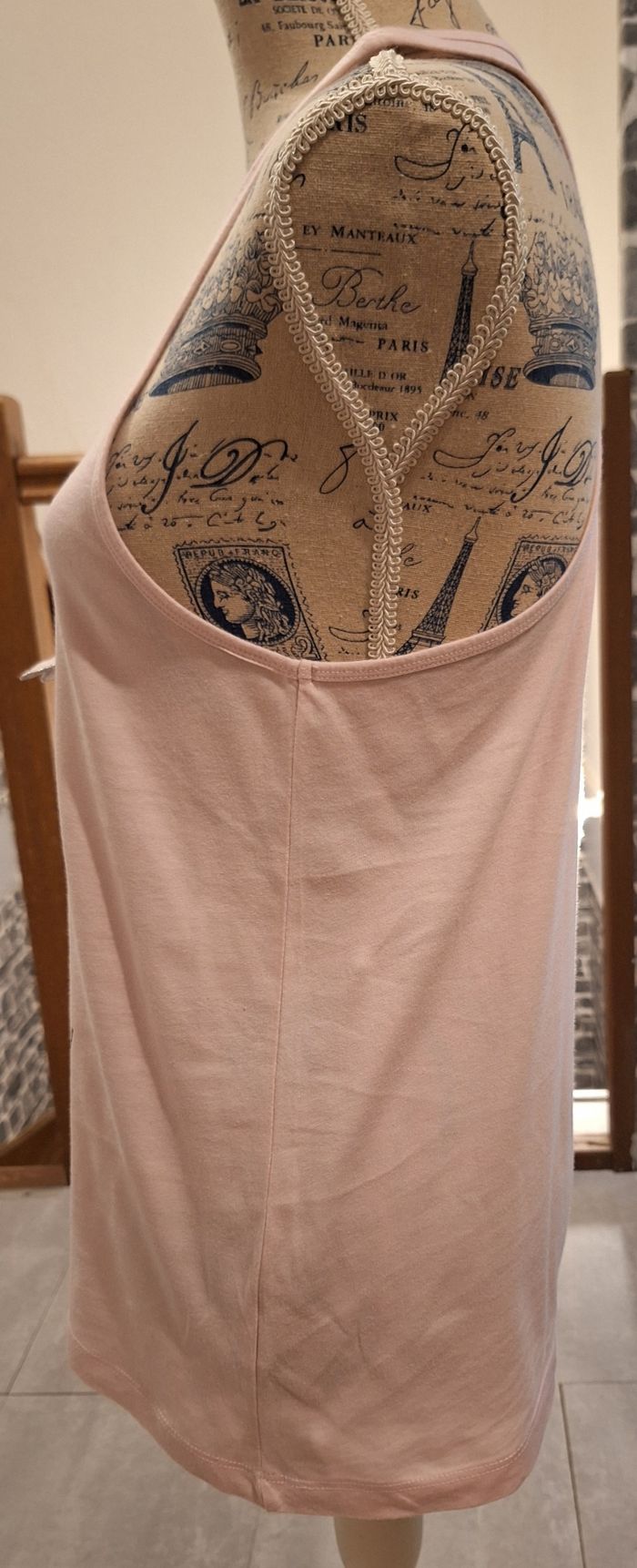 Pyjashort débardeur rose et short lilas imprimés bouledogues - photo numéro 5