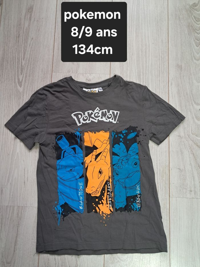 Tee-shirt MC pokemon 8/9 ans 134cm