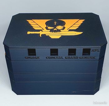 Boîte de rangement et suivi de score kill team 2024 pour 1 joueur.