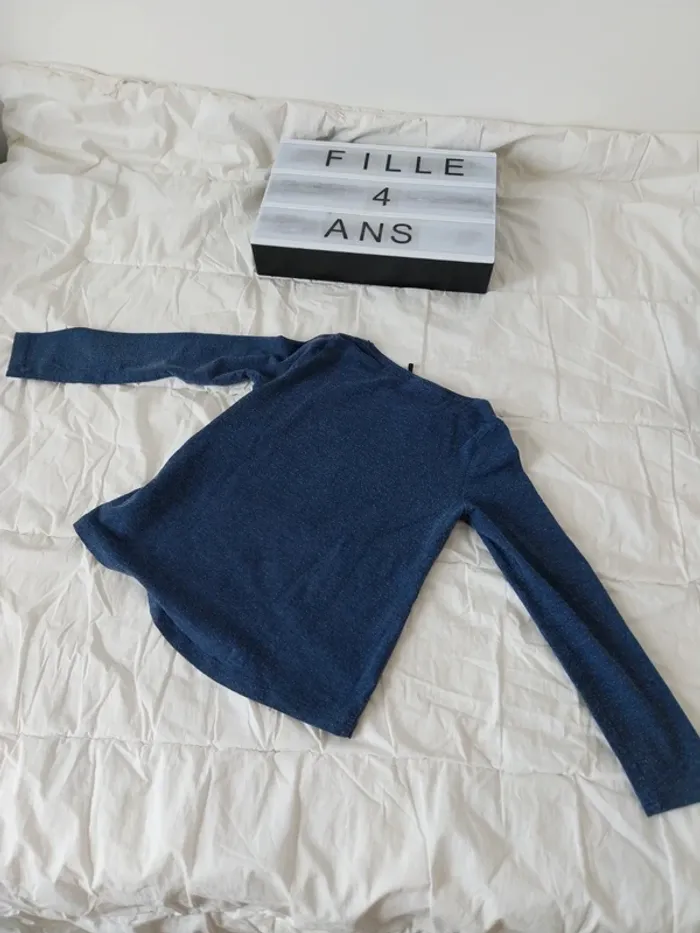 Tee-shirt manche fille 4 ans - photo numéro 2