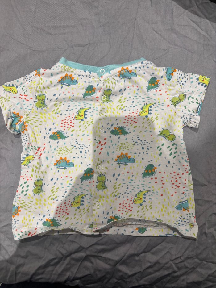 T-shirt « Du pareil au même » 9 mois - photo numéro 3