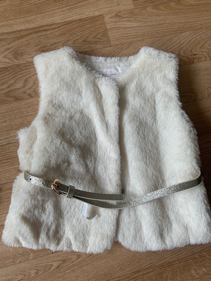 Gilet fausse fourrure