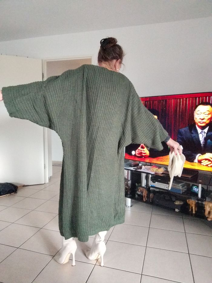 Grand cardigan (grande taille lire descriptif) Vintage - photo numéro 6