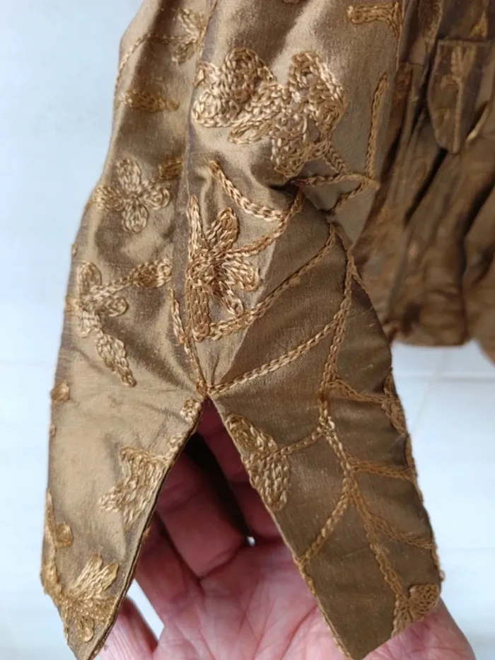 Veste Élégance t.44 100% soie - photo numéro 4