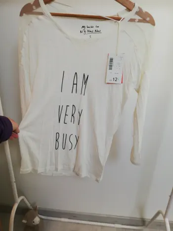 Tshirt leger Nafnaf taille S NEUF