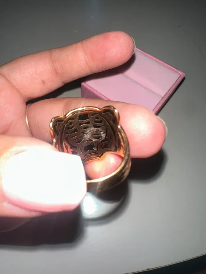 Bague Kenzo Tigre Or Rose - Neuve, Jamais Portée taille 54 - photo numéro 4