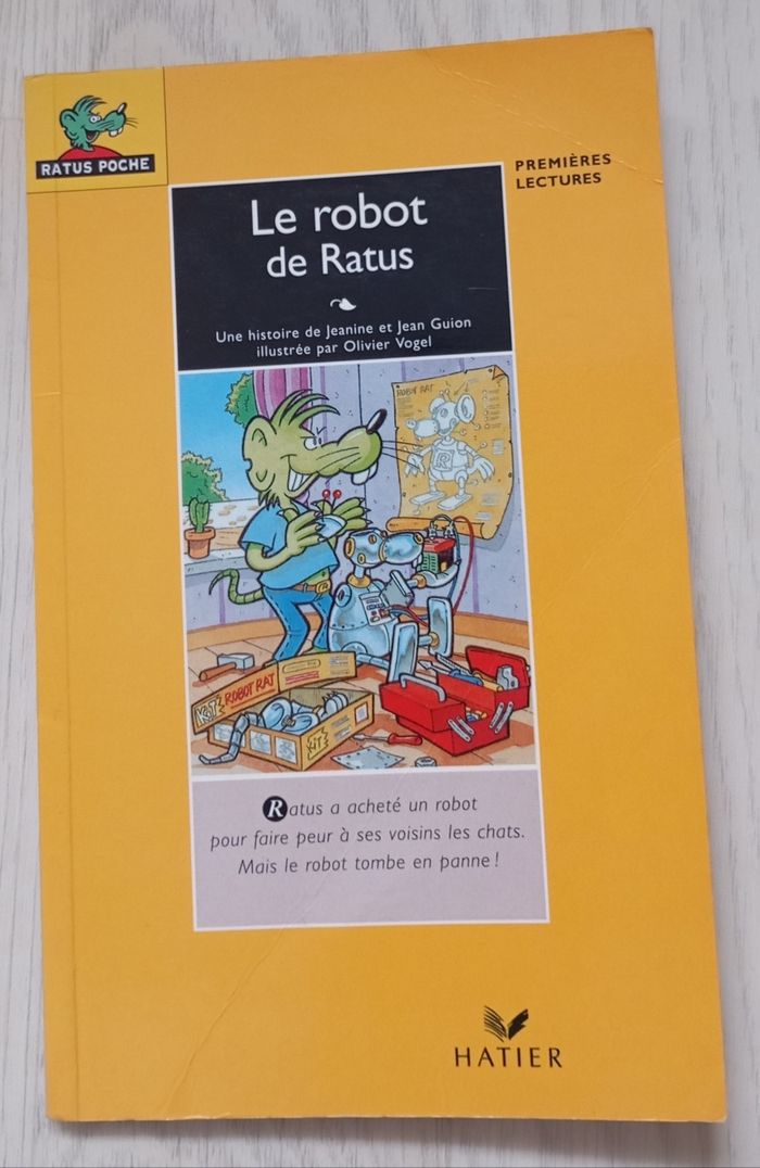 Livre "Le robot de Ratus" Ratus Poche Hatier