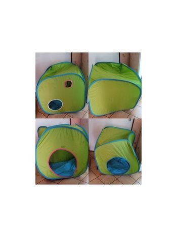 Tente plastique carré pliable