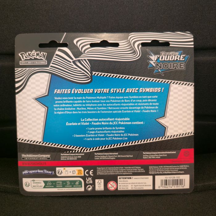 Pokémon Tripack EV10.5 Foudre Noir - photo numéro 2