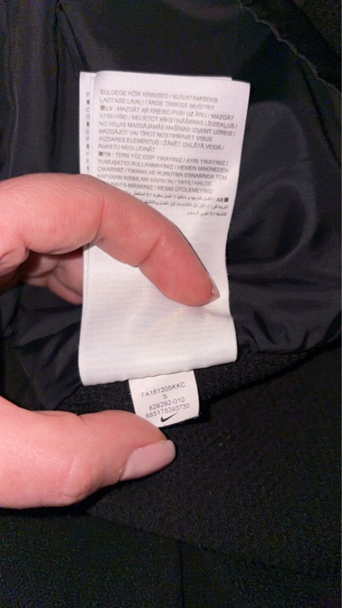 Nike - Veste Bomber Tech Knit - Taille S - Noir - photo numéro 4