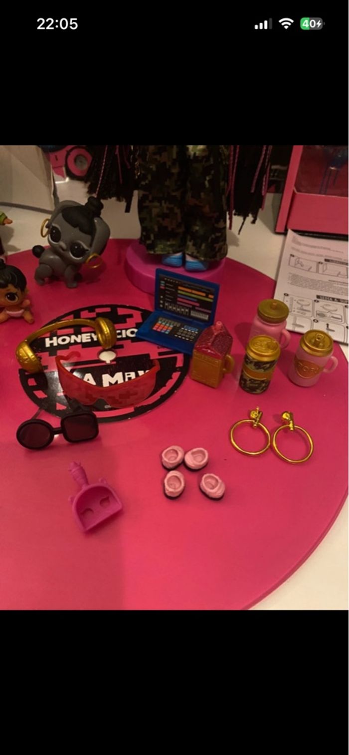 LOL OMG REMIX MUSIC HONEYLICIOUS  NEW2020/2021 + LOL OMG REMIX MUSIC HONEYLICIOUS FAMILY HONEY BUN BOI LIL PETS BBs RARA NUOVA - photo numéro 6