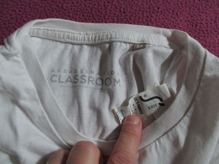 tshirt blanc taille M Assassination Classroom - photo numéro 5