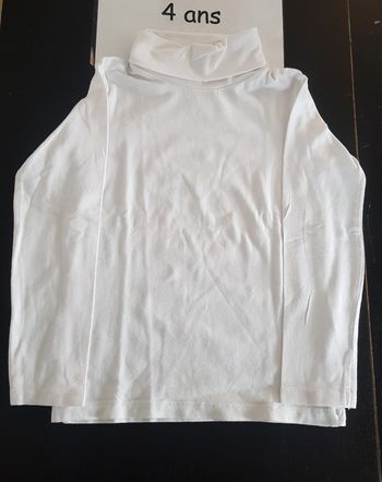 T-shirt col roulé gemo 4 ans