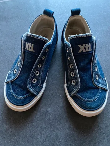Baskets jeans sans lacets