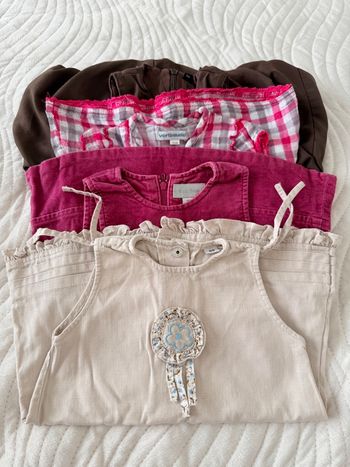 👗👶 Lot de robes - bébé fille - 6 mois- Kiabi,verbaudet - très  bon état 