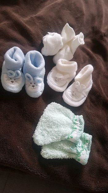 lot chaussons chaussettes