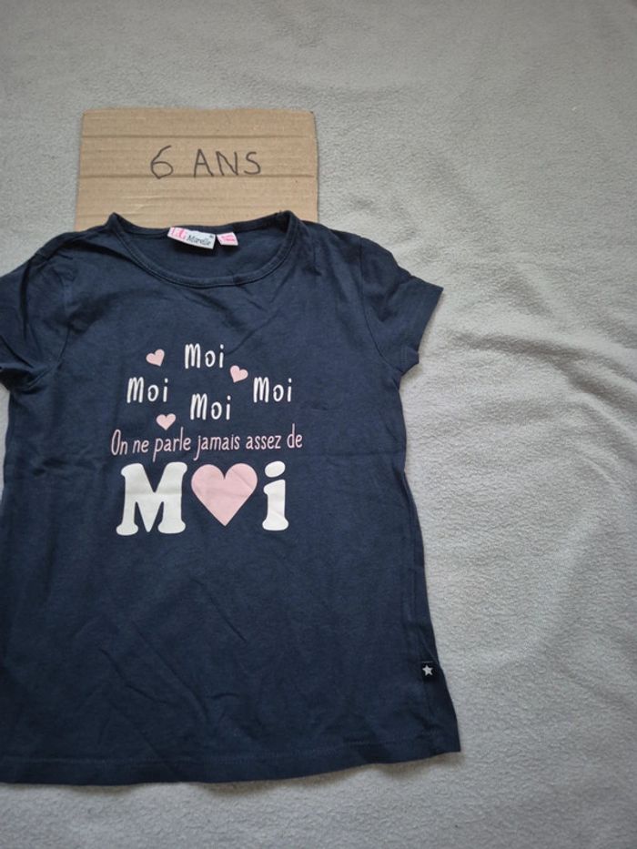 T-shirt fille 6 ans lili marelle - photo numéro 3