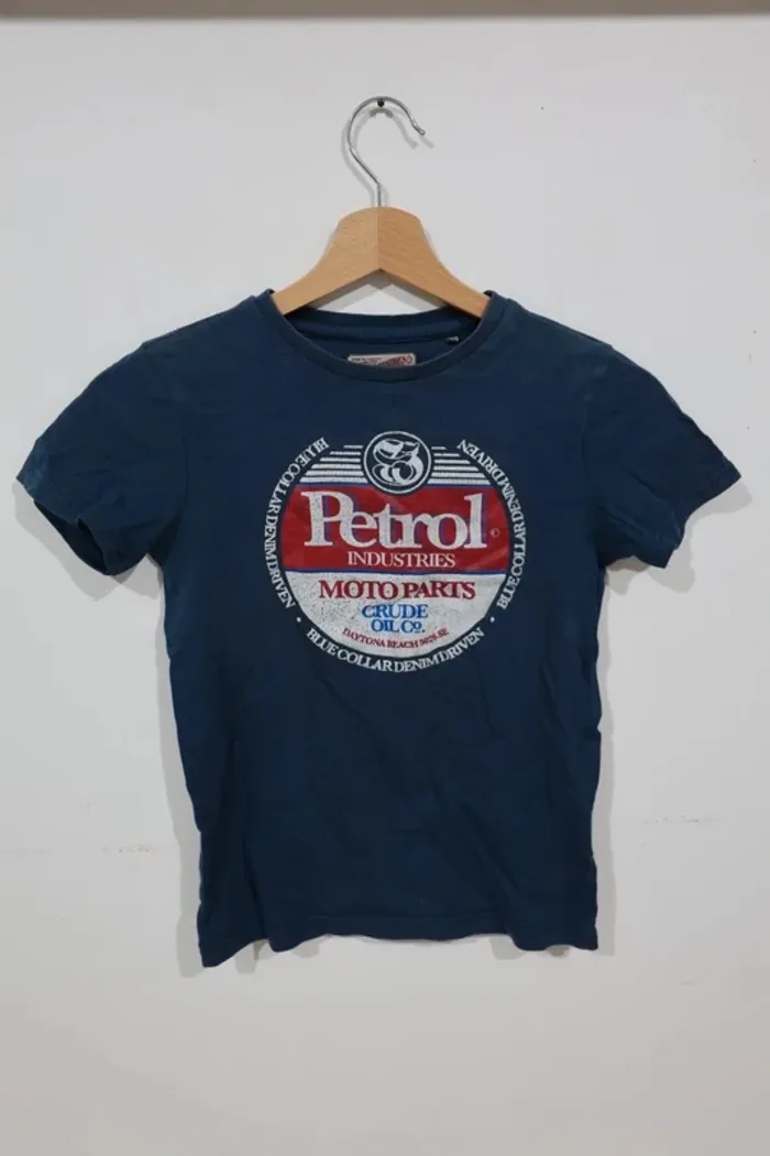 C53 t-shirt bleu Petrol Industries 8 ans