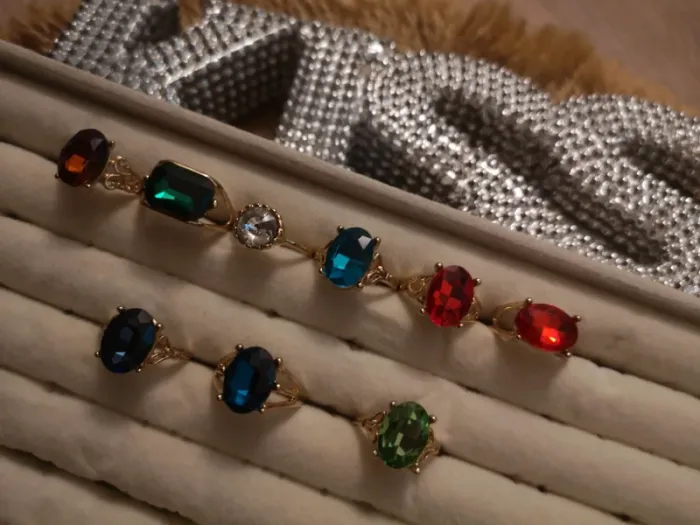 Lot de 9 bague