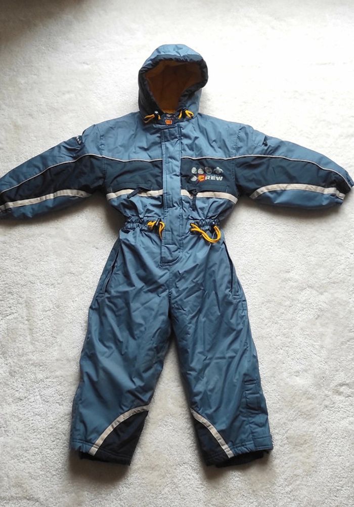 Combinaison de ski bleu avec capuche 4 ans Nini Krazy Crew