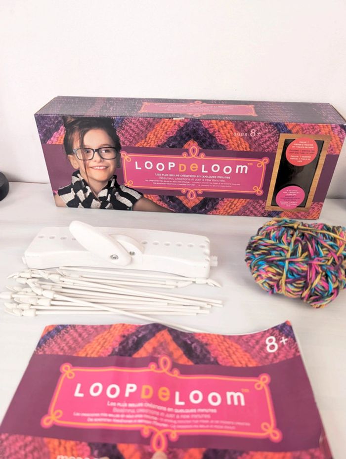 Loopdeloom activité manuelle laine maille multicolore - photo numéro 6