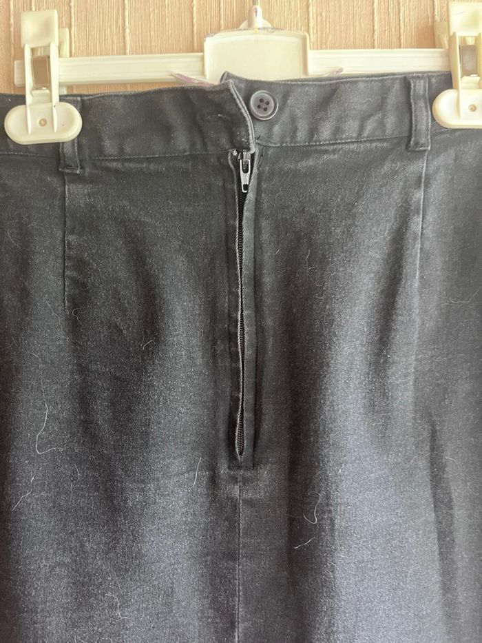 Jupe noire effet jean taille 36/38 - photo numéro 6