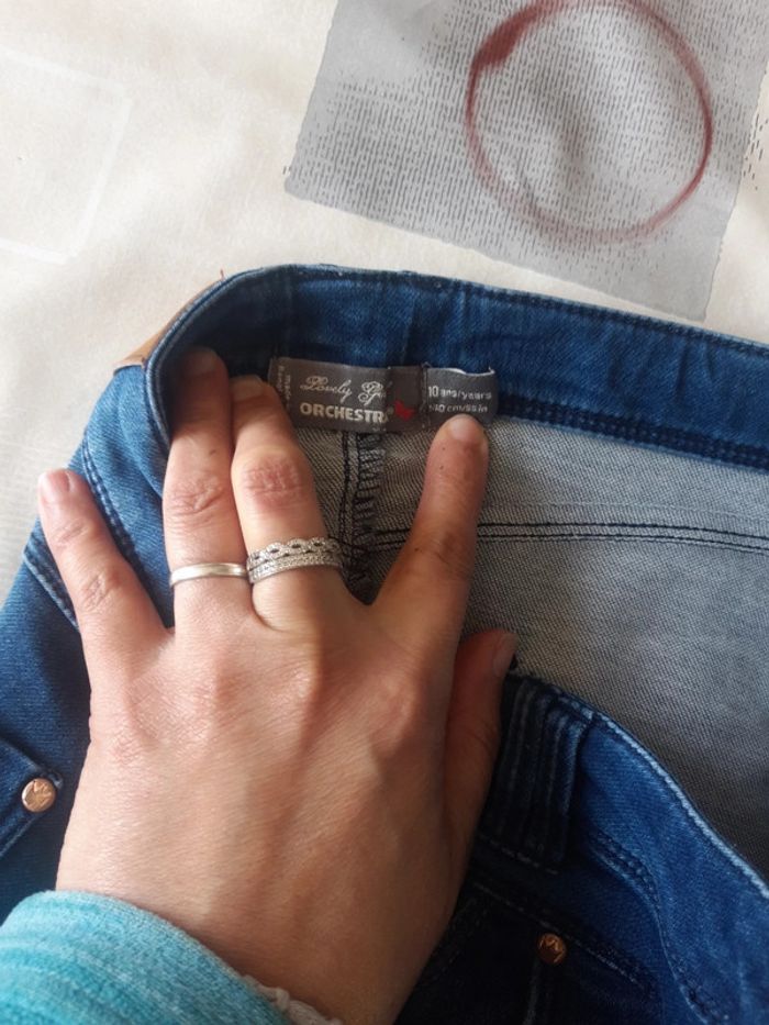 Jupe jeans 10ans - photo numéro 4