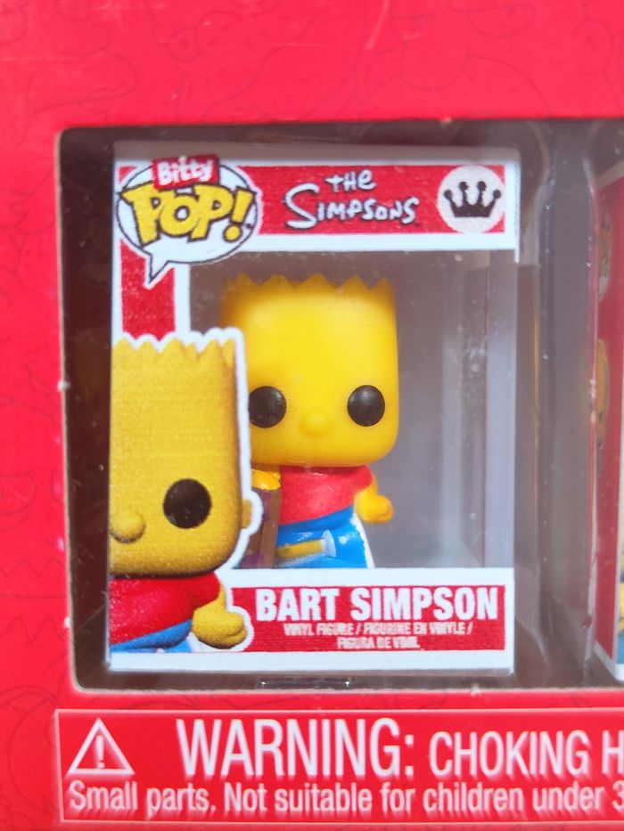 Lot 2 Boîtes Bitty Pop! The Simpsons - 8 Figurines dont 2 CHASE Rare - photo numéro 3