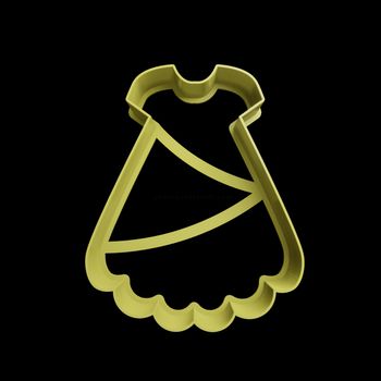 Emporte-pièce Robe de Bébé pour Biscuits et Pâtisserie - 8 cm