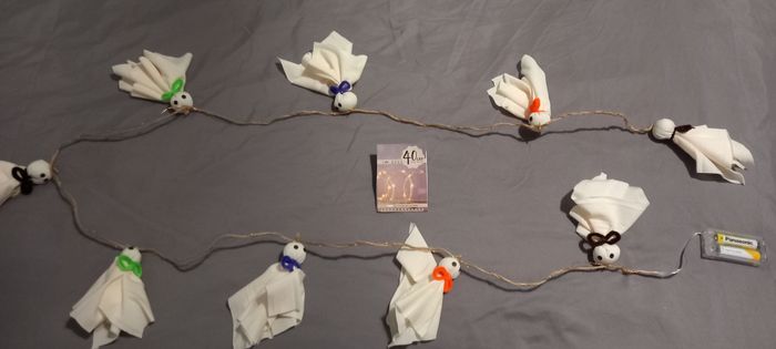 Guirlande halloween fantômes - photo numéro 6