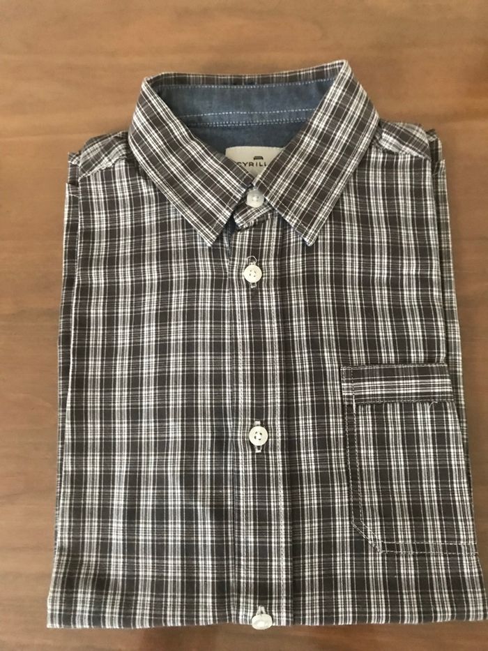 Chemise marron Cyrillus 10 ans NEUVE