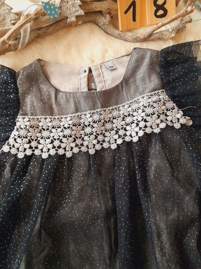 Ensemble Robe + boléro paillettes 18 mois - photo numéro 2