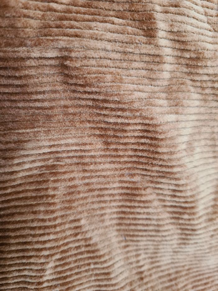 Jupe velour côtelé marron taille M 38 40 - photo numéro 4