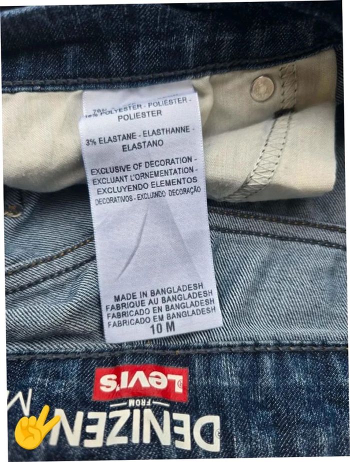 Short Levi's Denizen W34 FR44 Bleu Homme men #SHO38 - photo numéro 6