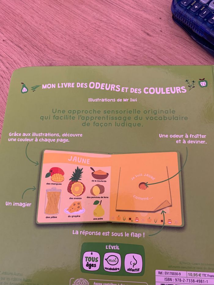 Mon livre des odeurs et des couleurs - neuf - photo numéro 2