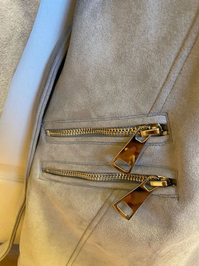 Très beau manteau gris neuf - photo numéro 6