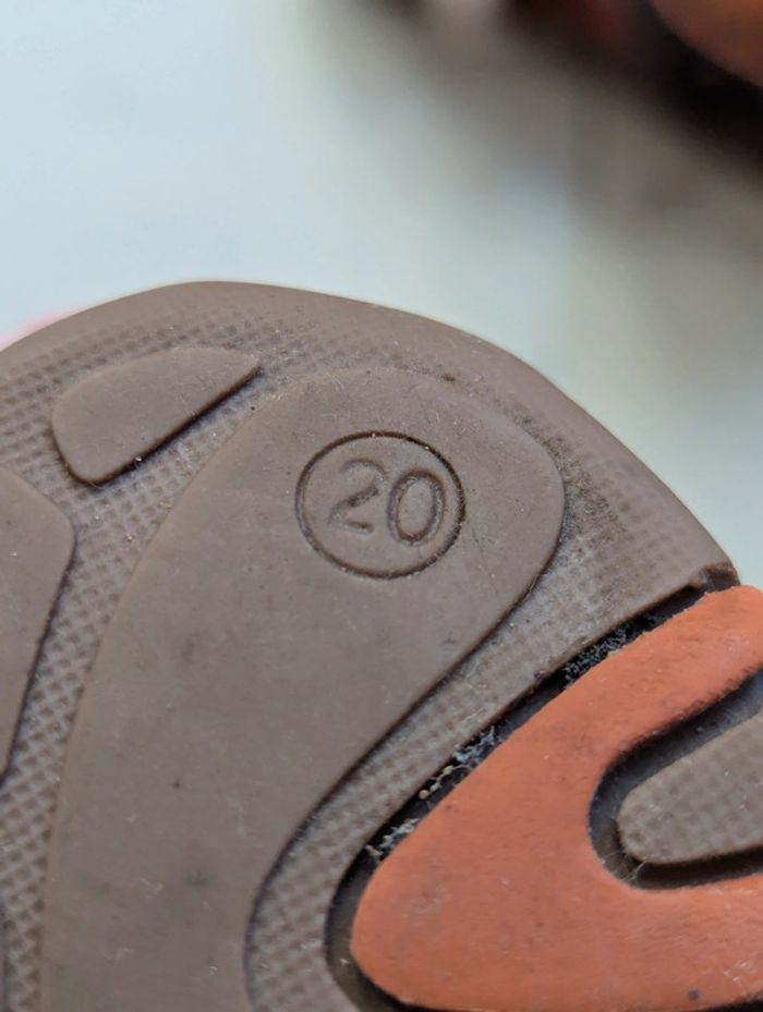 Sandales en cuir marron et beige PampaBlue – Taille 20 - photo numéro 5