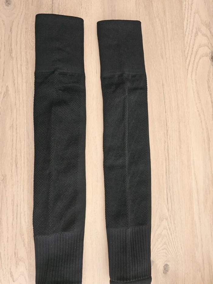 Manchons surchaussette chaussettes sport football noir - photo numéro 7