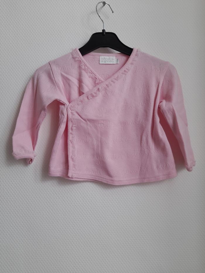 Tee shirt cache cœur interdit de me gronder - photo numéro 2