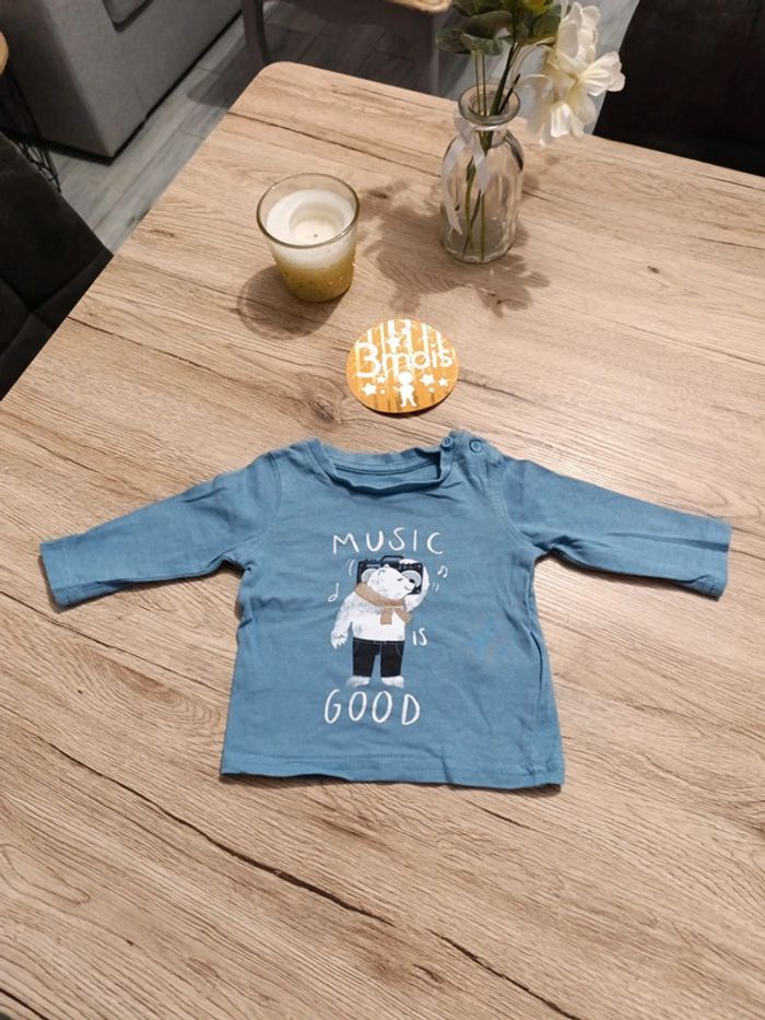 T-shirt Gémo 3 mois neuf