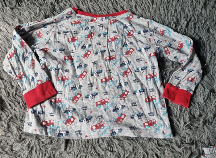 Ensemble pyjama motifs camions pompiers et polices 4ans - photo numéro 5