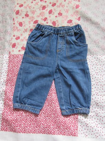 Jean bleu 12 mois