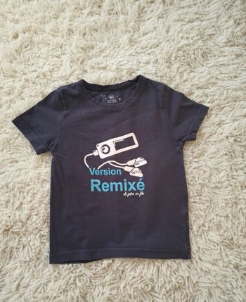 ​👕 T-shirt "Version Remixée" – 4 ans